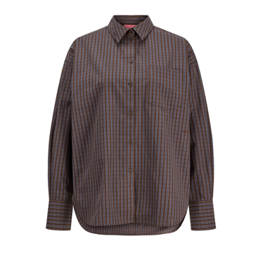 JJXX Jamie Relaxed Poplin Shirt Carafe Wild Wind / Night Sky